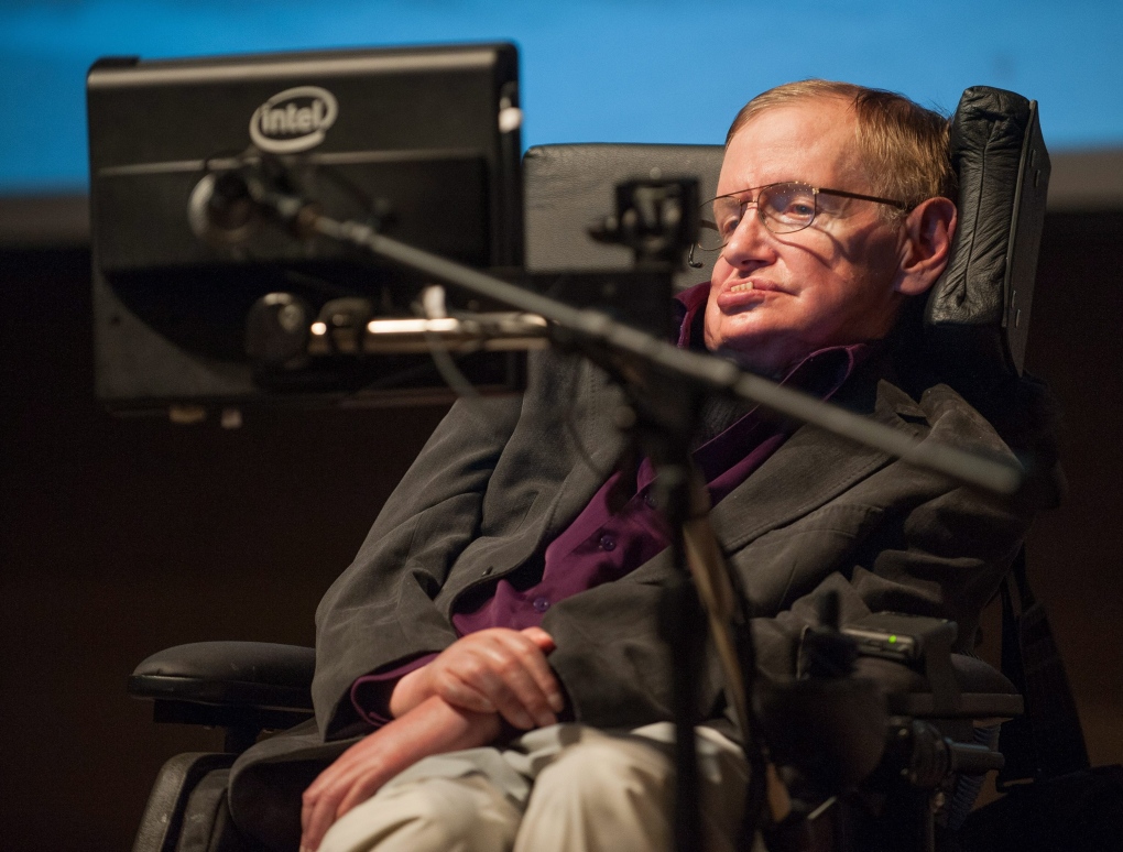 Stephen Hawking at Cedars-Sinai Medical Center 