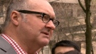 Actor Randy Quaid speaks to reporters at a Vancouver press conference on Feb. 23, 2011. (CTV)