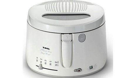 The recall notice warns a loose internal connection can overheat, posing a fire hazard in affected T-FAL Maxi Fry deep fryers.