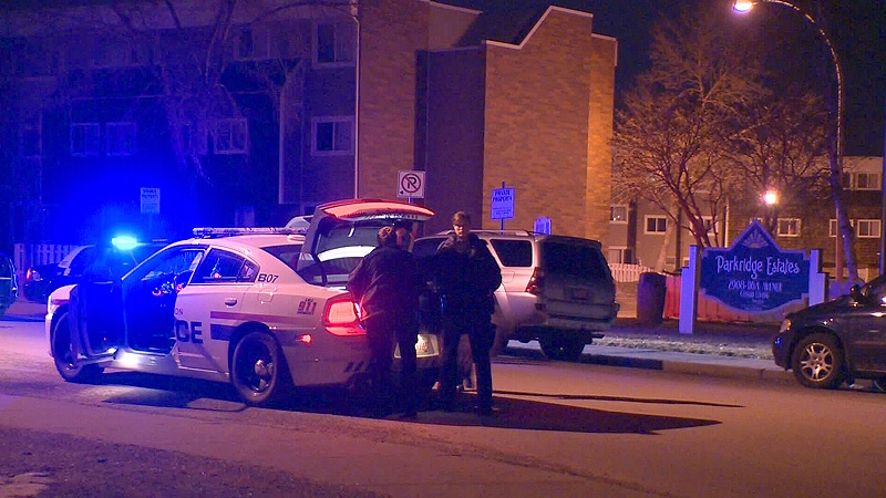 Edmonton police were on the scene of a suspected overnight shooting in the area of 29 St. and 116 A Ave. on Monday, April 15.