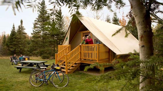 Parks Canada oTENTik takes camping to a whole new level. (Photo courtesy: Parks Canada)
