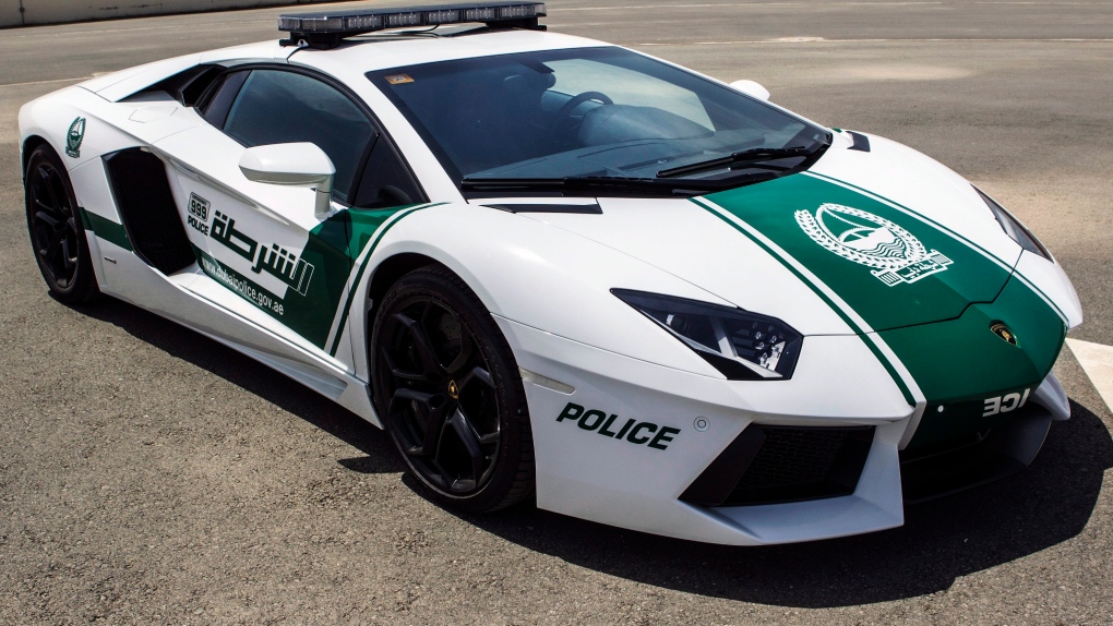 The Dubai Police Lamborghini Aventador