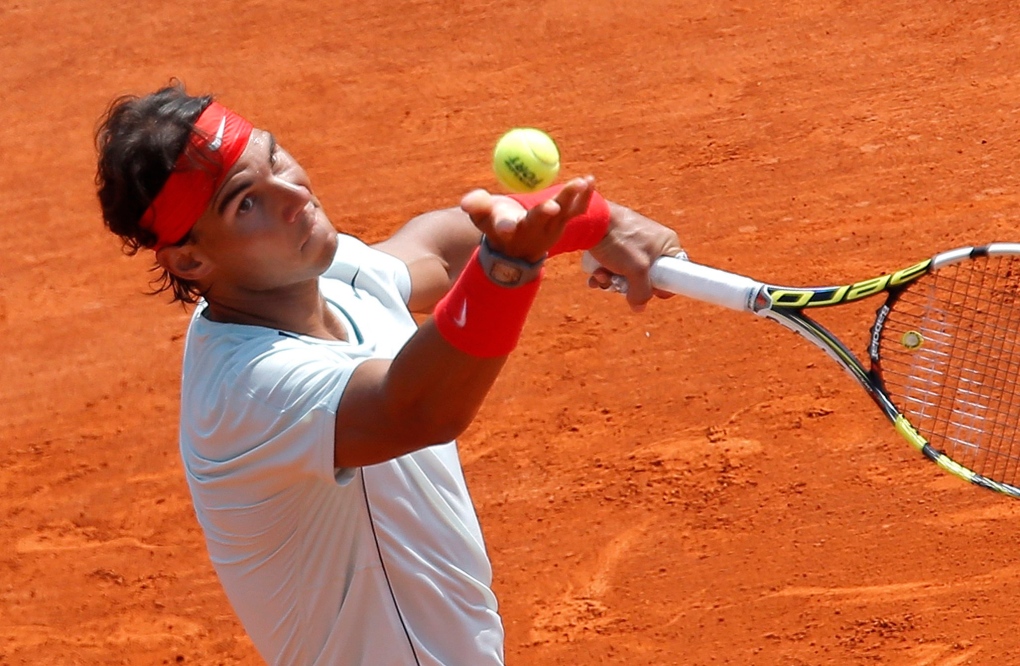 Rafael Nadal in Monaco on April 17, 2013.