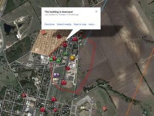 West Texas explosion map