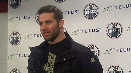 The Edmonton Oilers traded Dustin Penner to the Los Angeles Kings on Monday, Feb. 28,2011.