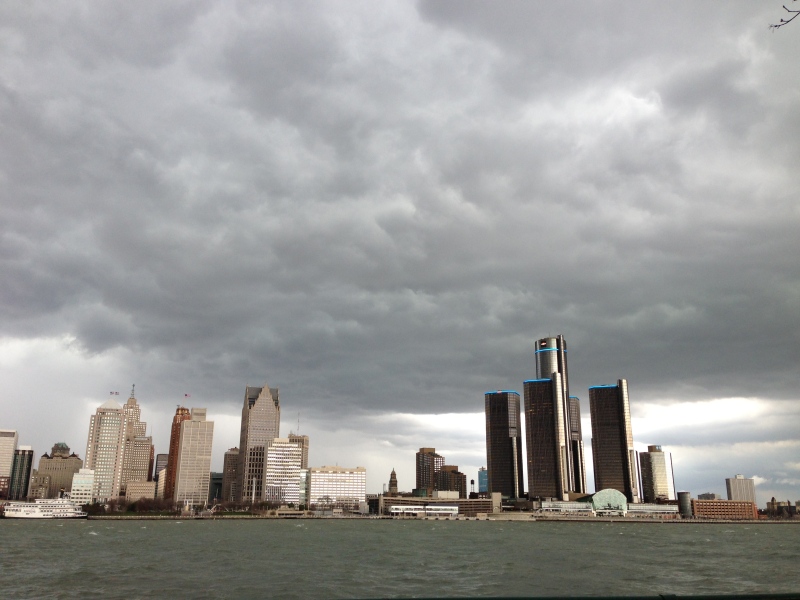 File photo shows Detroit as seen from Windsor, across the Detroit River.