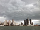 Springtime!/thunderstrom detroit river