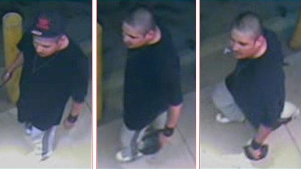 Police have released these images of Frank Okimaw, 32, who is wanted in connection to a late night stabbing from Thursday, April 18.