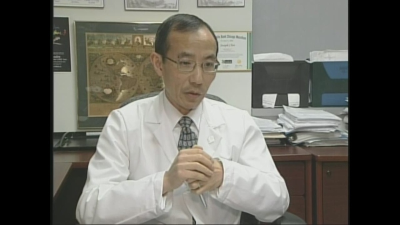 Dr. Joseph Chin, chief of surgical oncology at the London Health Sciences Center, discusses the new treatment for prostate cancer in London, Ont. on Wednesday, April 24, 2013.