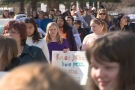 Hundreds of students marched through Saskatoon to remember and honour the victims of the Holocaust.