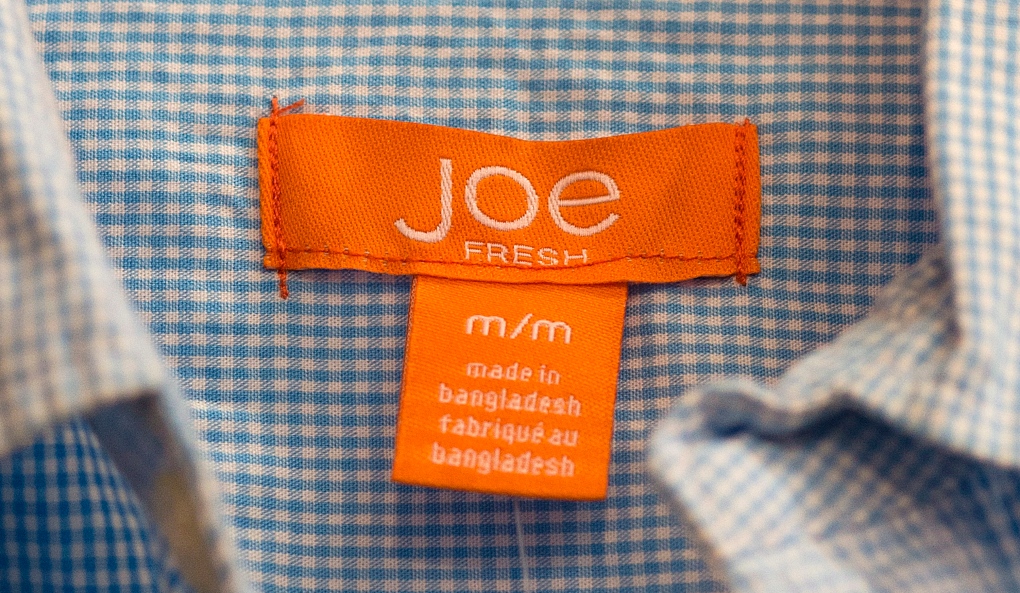 Joe Fresh garment made in Bangladesh 