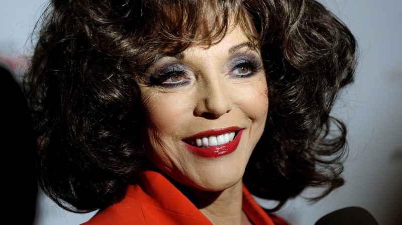 Joan Collins attends 'The Heart Truth's' Red Dress Collection 2010 fashion show on Thursday, Feb. 11, 2010 in New York. (AP / Evan Agostini)