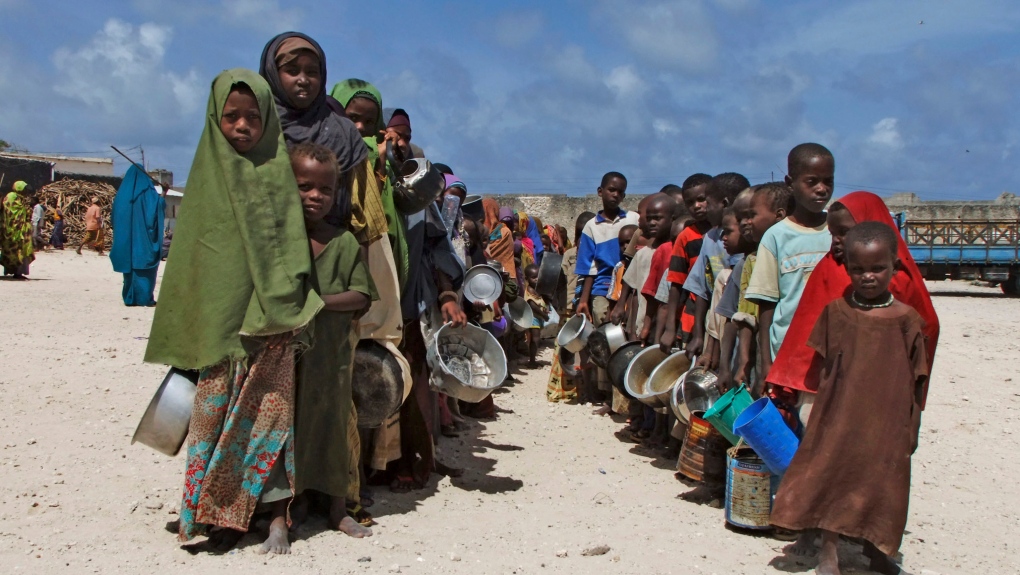 Children from southern Somalia