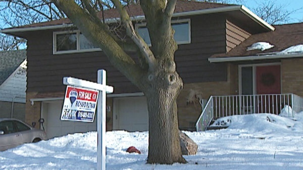 A house for sale is seen in Waterloo Region on Tuesday, March 8, 2011.
