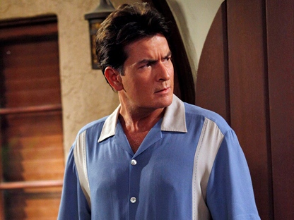 In this image released by CBS, Charlie Sheen is shown in a scene from the CBS comedy, "Two and a Half Men." (AP Photo/CBS, Greg Gayne)