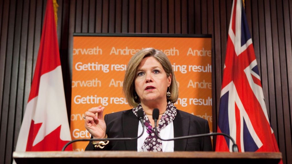 Ontario NDP Leader Andrea Horwath