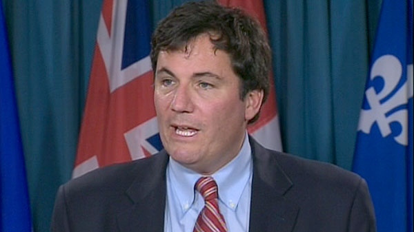 Dominic LeBlanc, a Liberal defence critic, speaks at a press conference in Ottawa, Thursday, March 10, 2011.