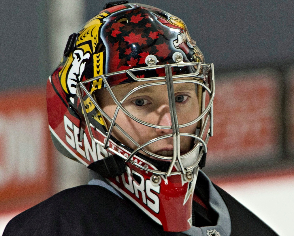Ottawa Senators goaltender Craig Anderson