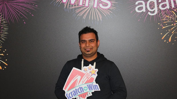 Lottery winner, $1 Million, Manjit Singh, SCRATCH 