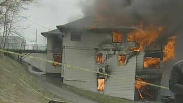 A massive fire has destroyed the Royal Cape Breton Yacht Club in Sydney, N.S. (CTV Atlantic)