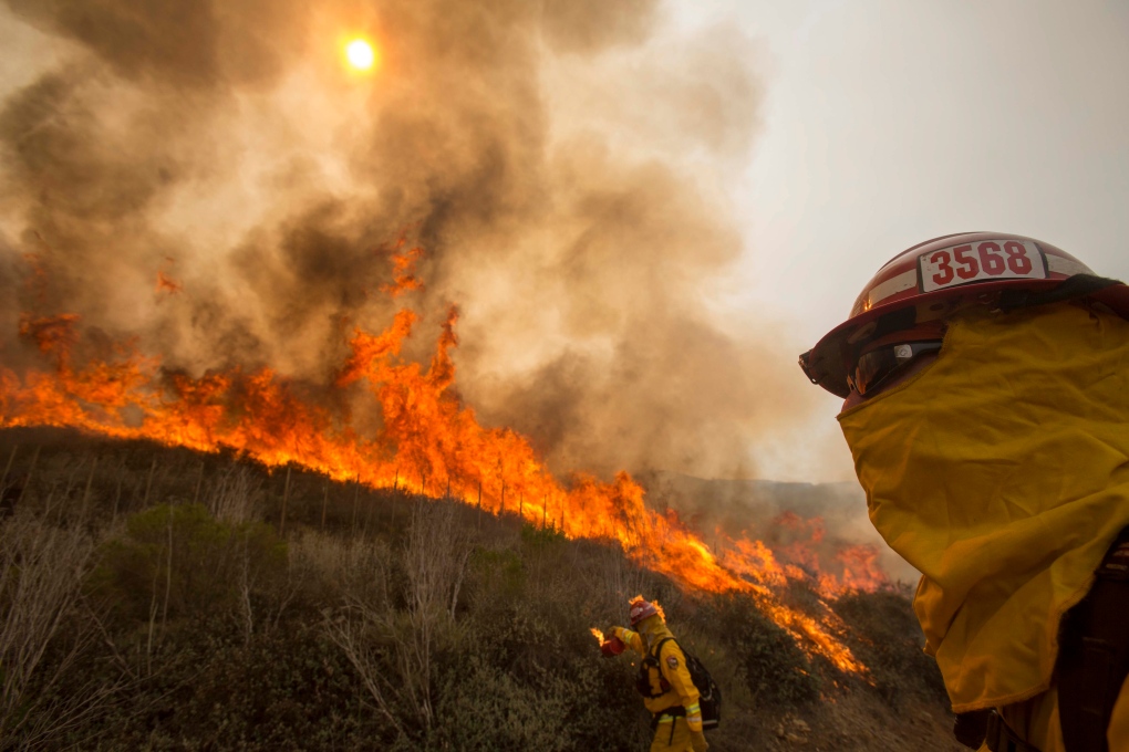 California wildfire grows