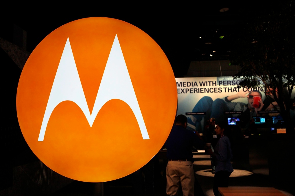 The Motorola logo on Jan. 9, 2010.