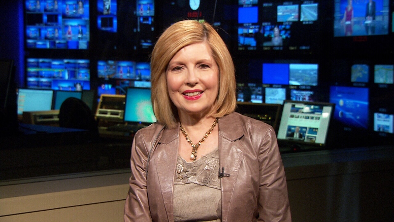 Sandie Rinaldo talks about her 40-year career with CTV News in Toronto on Monday, May 6, 2013.