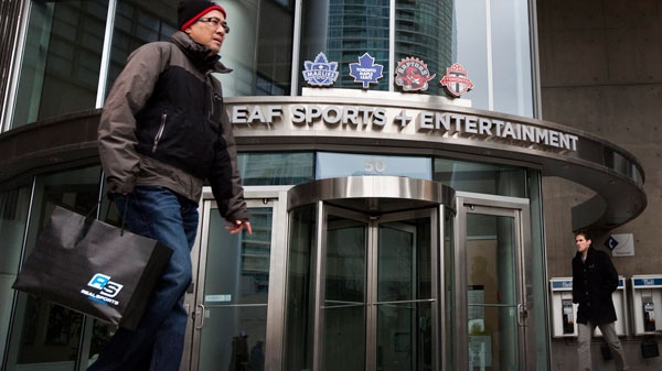 The Ontario Teachers' Pension Plan is looking to sell its 66% share in Maple Leafs Sports and Entertainment. 
