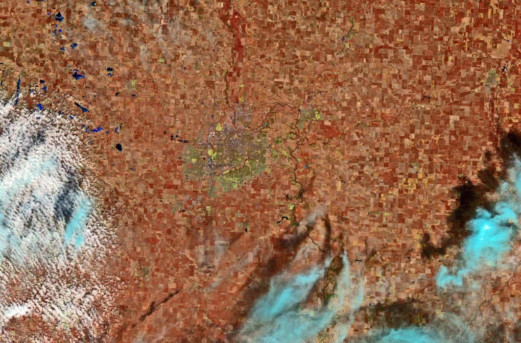 Landsat 8 documenting earth