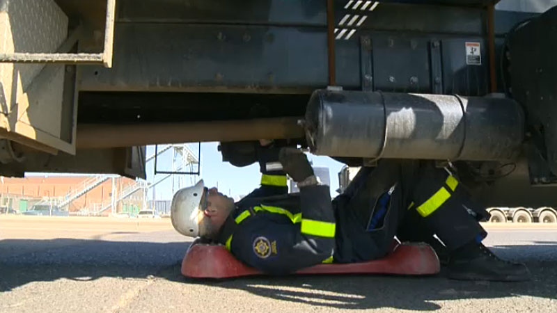 The Edmonton Police Service along with some Calgary officers and Alberta Transportation enforcement officers are conducting surprise spring commercial vehicle inspections in an effort to take unsafe vehicles off the road. 