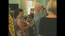 Governor General of Canada David Johnston visited My Sister's Place in May, 2013.