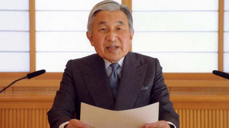 Emperor Akihito addresses the nation of Japan at the Imperial Palace in Tokyo on  Wednesday, March 16, 2011. (AP / Imperial Household Agency of Japan) 