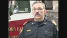 Fire Chief Richard Hayes warns of possible danger when returning to flooded cottages this summer, Friday, May 10, 2013.