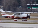 The OPP's new aerial enforcement aircraft. (Tom Podolec / CTV Toronto)