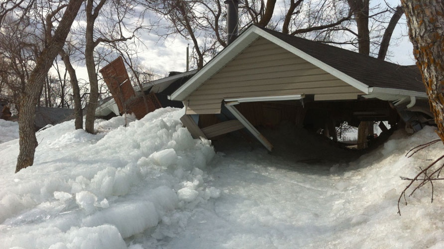 Cleanup Continues In Ochre Beach After Wall Of Ice Hits Homes