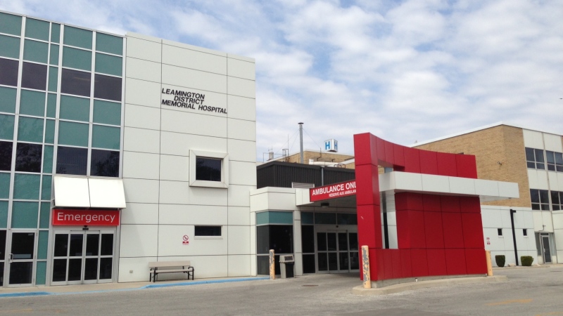 Leamington District Memorial Hospital is shown in this file photo in Leamington, Ont., on Tuesday, May 14, 2013. (Sacha Long / CTV Windsor)