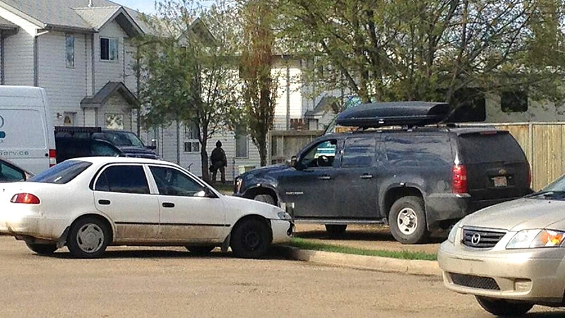 Red Deer, armed and barricaded suspects