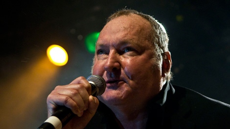 Randy Quaid debuts his 'Star Whackers' theme song at The Commodore Ballroom in Vancouver, B.C. March 18, 2011. (Anil Sharma/CTV) 