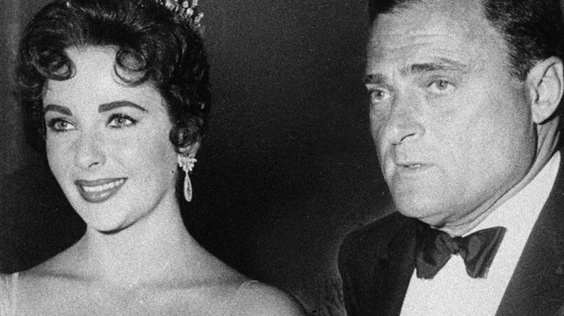Elizabeth Taylor is shown with her husband Mike Todd in 1957. (AP Photo)