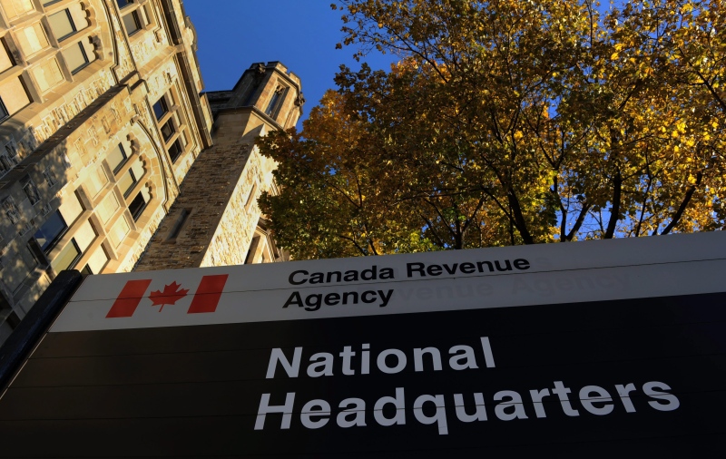 The Canada Revenue Agency headquarters in Ottawa is shown on Friday, November 4, 2011. (Sean Kilpatrick / THE CANADIAN PRESS)