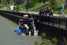 Windsor police help pull a body from the Detroit River near Riverside Drive and Randolph Avenue in Windsor, Ont., on Friday, May 24, 2013. (Steve Ward / CTV Windsor)