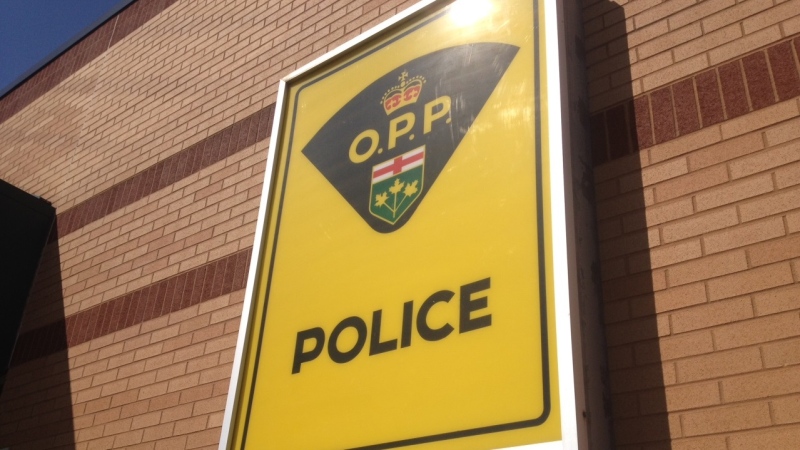 The OPP sign is shown outside a detachment on Wednesday, March 6, 2013. (Chris Campbell / CTV Windsor)