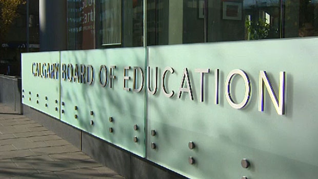 Calgary Board of Education sign