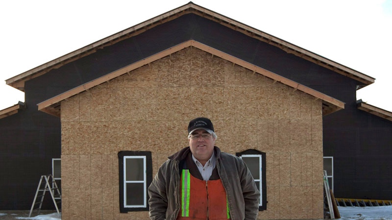 Winston Blackmore, the religious leader of the polygamous community of Bountiful near Creston, B.C., leaves the newly built community centre, Saturday, Feb 26, 2011. (Jonathan Hayward / THE CANADIAN PRESS) 