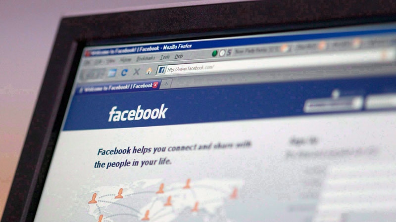 The social networking site Facebook login webpage is seen on a computer screen in Ottawa in this August 27, 2009 photo. (Adrian Wyld / THE CANADIAN PRESS) 