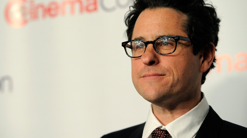 J.J. Abrams, director of 'Super 8,' arrives for the opening night of CinemaCon 2011, in Las Vegas, Monday, March 28, 2011. (AP / Chris Pizzello)