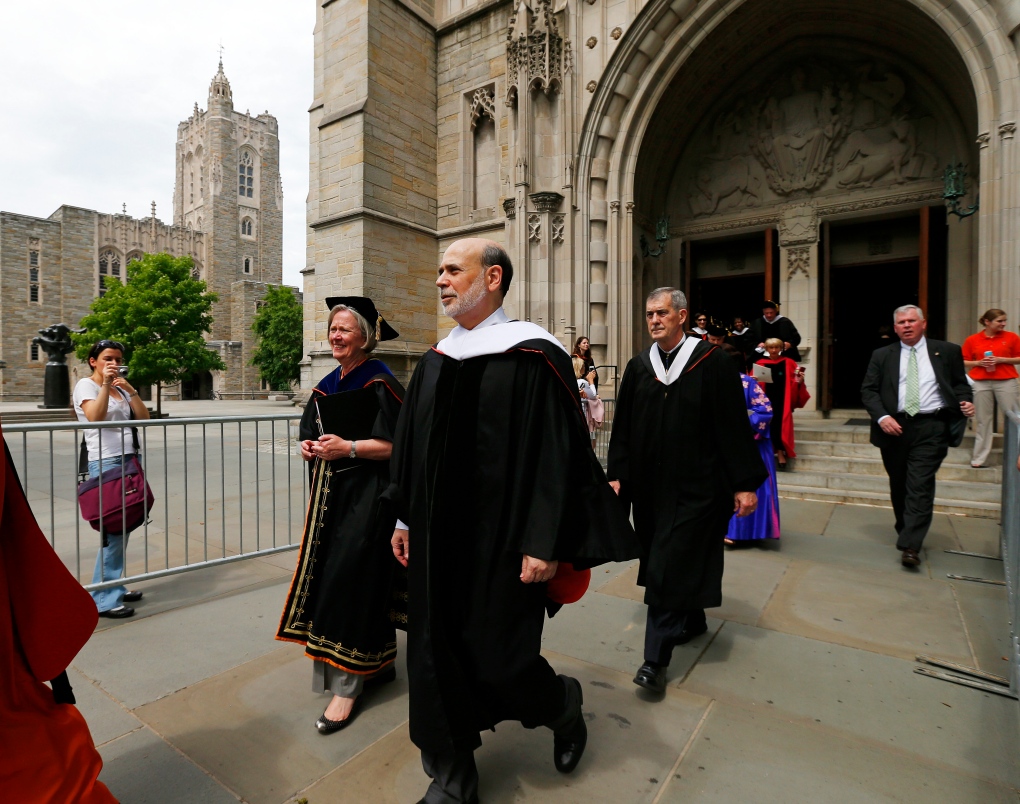 Bernanke delivers range of wisdom to Princeton grads, barely mentions  economics | CTV News