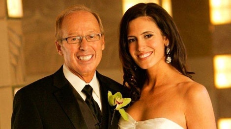 An official photo from Winnipeg Mayor Sam Katz's wedding was sent out by his office.