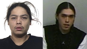 Travis Noname (left) and Kyle Noname are seen in these photos provided by Regina police.