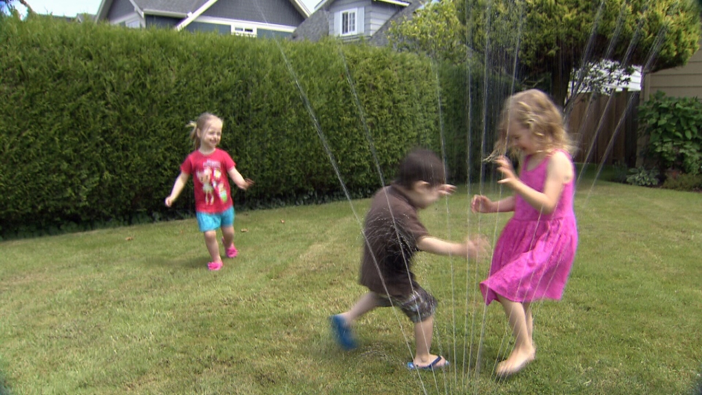 Bylaw bans children from playing in sprinklers